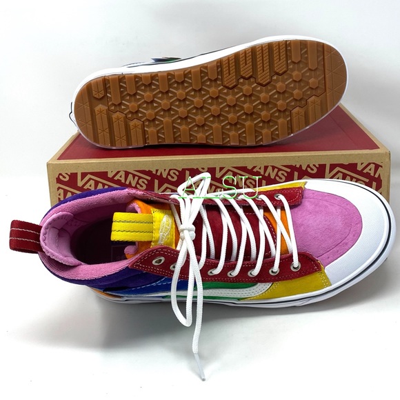 VANS SK8-HI MTE 2.0 DX Suede Rainbow Men’s Boots - Picture 6 of 11
